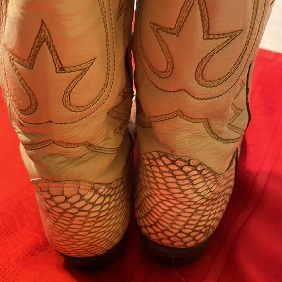 Vintage cobra skin men’s boots & belt with cobra head & leather upper (Mlb) - Picture 6 of 16